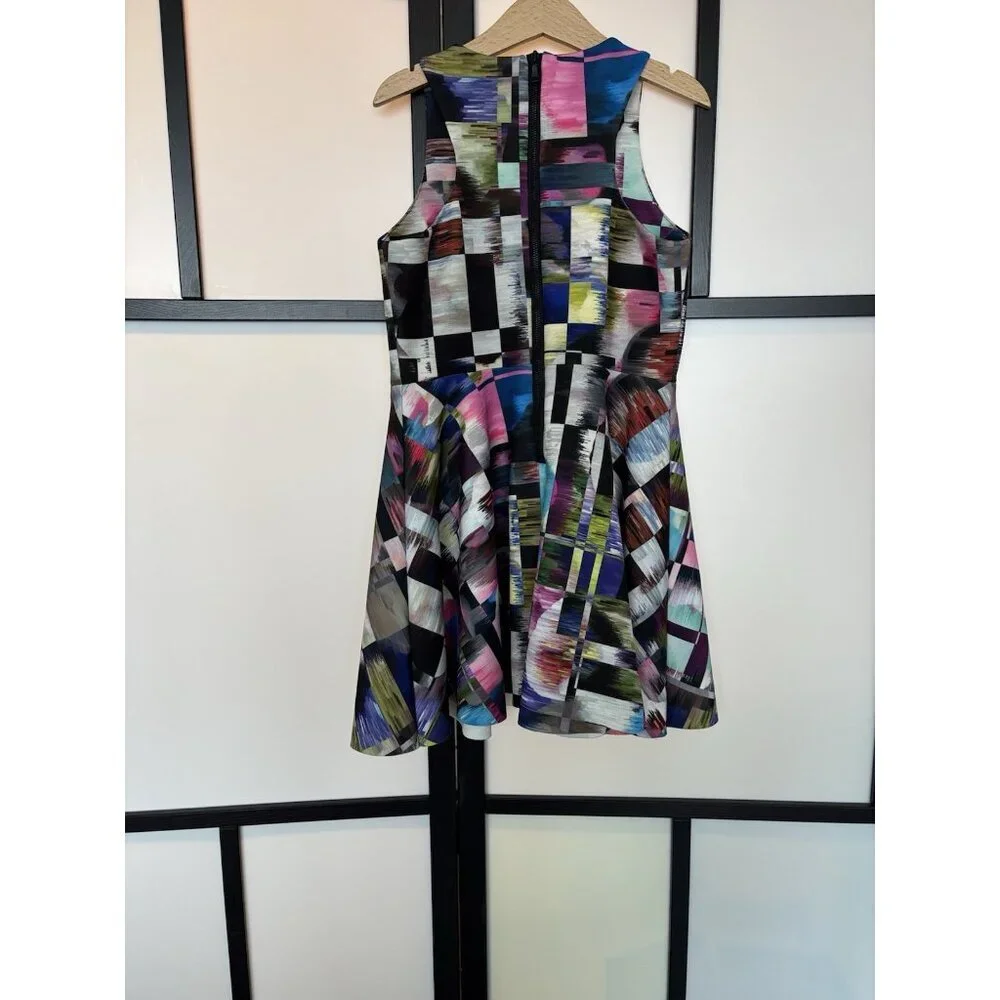 Milly Minis GIRLS dress Size 8 Years Abstract Print Multicolor Party‎